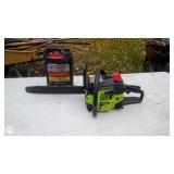Poulan Chainsaw with FVP Bar and Chain Oil