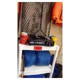 Camping Gear Set with Sleeping Bags, Stove, and Utensils