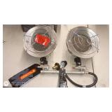 SunRite Dual Head Tank Top Propane Heater