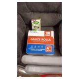 Mobility Aid Lot with Crutches, Walker, Cane, and Medical Supplies