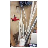 Assorted PVC Pipes and Plumbing Fittings