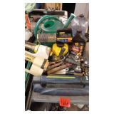Large Group of Garden Sprayers, Bird Feeders, Tripods, and Miscellaneous Lawn Care Items