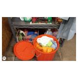 Large Assortment of Automotive Garage Supplies and Fluids