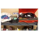 Large Assortment of Automotive Garage Supplies and Fluids