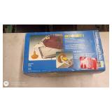 Miscellaneous Office and Household Lot with Card Holders, Iron, Baskets, and Playing Cards