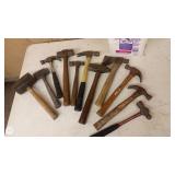 Collection of 12 Assorted Hammers and Mallets