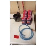 Marine Lot with 12 Evinrude Johnson XD30 Oil, Propeller, and Hose