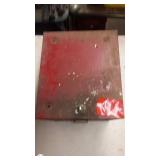 Metal Tool Chest with Assorted Hardware, Fittings, and Parts