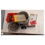 Assorted Drill Bits, Taps, Dies, and Fasteners Collection