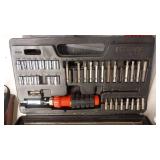 Set of 2 Socket and Bit Tool Kits with Cases