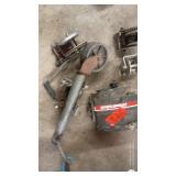 Group of Boat Trailer Winches and Wheel Jack Assembly