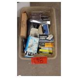 Assorted Hand Staplers and Boxes of Staples
