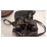 Binoculars, Winchester Gun Cleaning Kit, and Hunting Accessories Lot