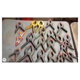 Collection of 20 Assorted Spring and Bar Clamps