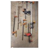 Assorted Bar and F-Style Clamps Collection