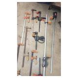 Assorted Bar and F-Style Clamps Collection