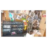 Large Mixed Lot of Fasteners, Screws, Nails, and Hardware Assortment