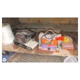 Craftsman Belt Sander and Central Machinery Bench Sander with Grinding Disc