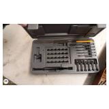 Assorted Drill Bits and Driver Bits with Storage Cases