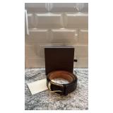 Louis Vuitton Monogram Leather Belt with Box, Size 110/44