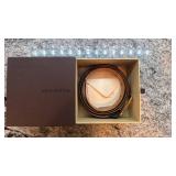 Louis Vuitton Monogram Leather Belt with Box, Size 110/44