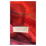 Louis Vuitton Monogram Cherry Speedy 25 Handbag with Red Patent Trim