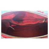 Louis Vuitton Monogram Cherry Speedy 25 Handbag with Red Patent Trim