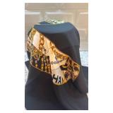 Chanel Paris Silk Scarf 34x33 Inches with Chain and Jewel Motif