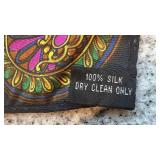 Hermes Paris Silk Scarf with Carousel Horse Design 33.5 x 33.5 Inches