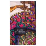 Hermes Paris Silk Scarf with Carousel Horse Design, 33 x 33 Inch