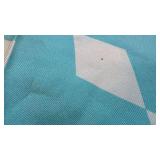 1995 Tiffany & Co Silk Scarf 35 x 35 Geometric and Beaded Print