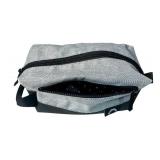 Set of 2 Travel Bags by Jones Sports Co. Black and Gray with Zipper Closures