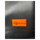 Stitch ID Black Duffel Bag with Horse Logo and Shoulder Strap