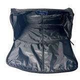 Stitch ID Black Duffel Bag with Horse Logo and Shoulder Strap