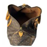 Louis Vuitton Monogram Canvas Keepall Bag 20x12x9 Inch