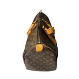 Louis Vuitton Monogram Canvas Keepall Bag 20x12x9 Inch