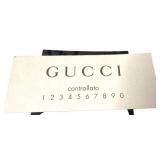 Gucci Large Weekender Bag with Monogram Canvas and Leather Trim