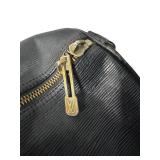Louis Vuitton Black Epi Leather Keepall 19-Inch Travel Bag