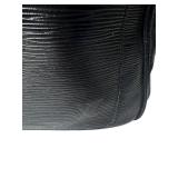 Louis Vuitton Black Epi Leather Keepall 19-Inch Travel Bag