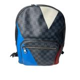 Louis Vuitton Damier Graphite Backpack with Geometric Design - America