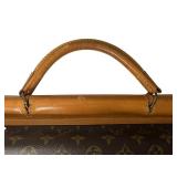 Louis Vuitton Monogram Canvas Vintage Garment Bag with Leather Trim