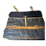 Louis Vuitton Monogram Canvas Garment Bag with Leather Trim