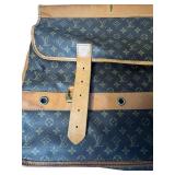 Louis Vuitton Monogram Canvas Garment Bag with Leather Trim