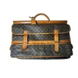 Louis Vuitton Monogram Canvas Garment Bag with Leather Trim