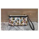 Dooney & Bourke Bee Print Wristlet Pouch