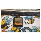 Dooney & Bourke Bee Print Wristlet Pouch
