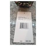 Betsey Johnson Roses Over Cheetah Print Cosmetic Bag with Heart Charm