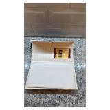 Dooney & Bourke Blue Canvas Wallet with White Trim