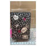 Betsey Johnson Composition Book Crossbody Purse with Chain Strap