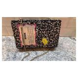 Betsey Johnson Composition Book Crossbody Purse with Chain Strap
